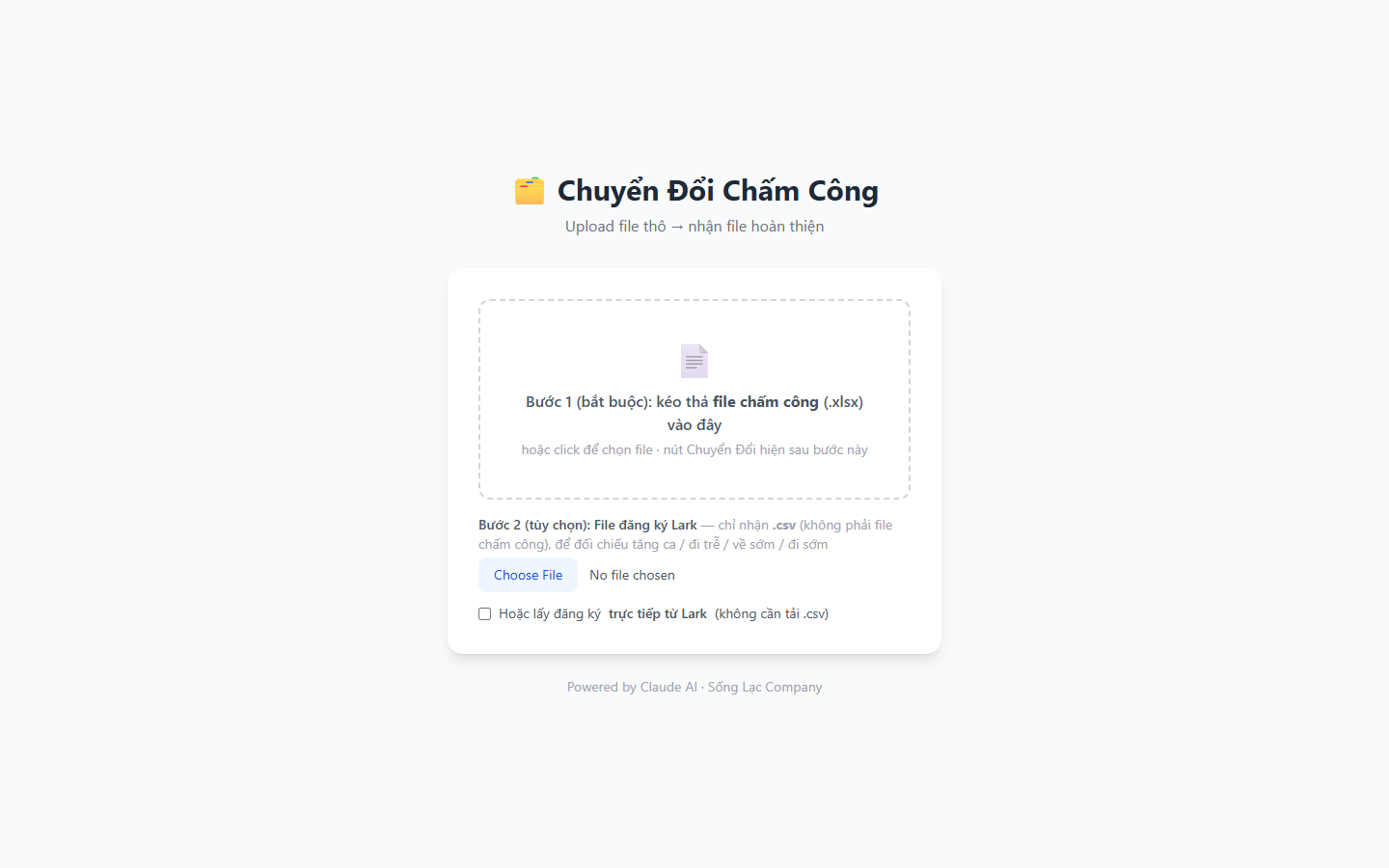 Tool chấm công tự động